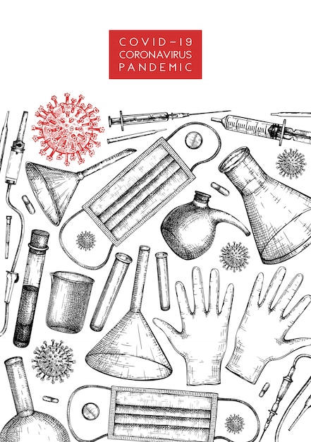 Medical testing laboratory equipment.