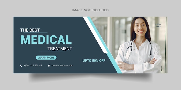 Medical Treatment Health Care Facebook Cover and Social Media Template