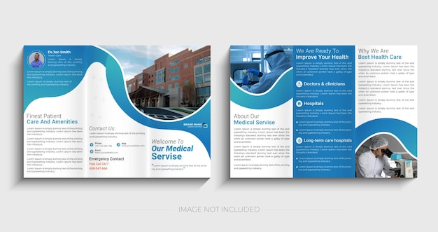 Medical tri-fold brochure design