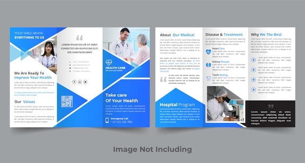 Medical Trifold brochure Design Template