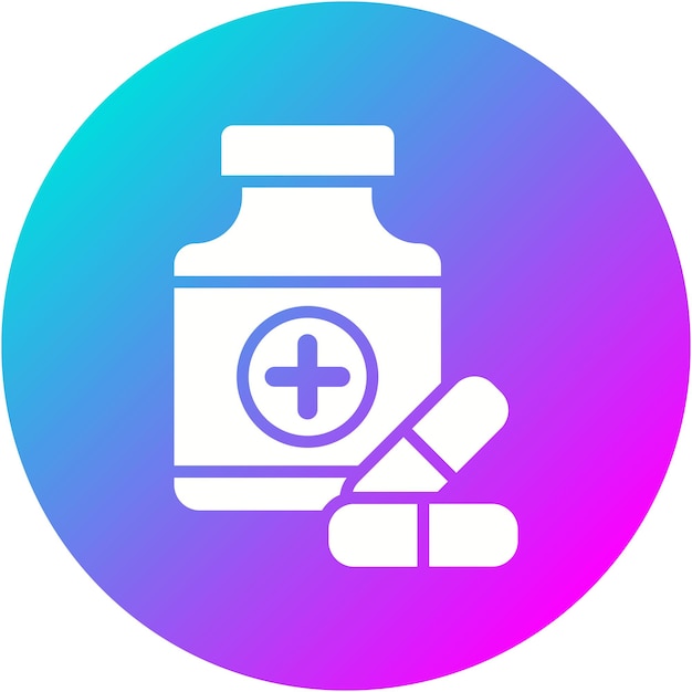 Vector medication vector icon can be used for medicine i iconset