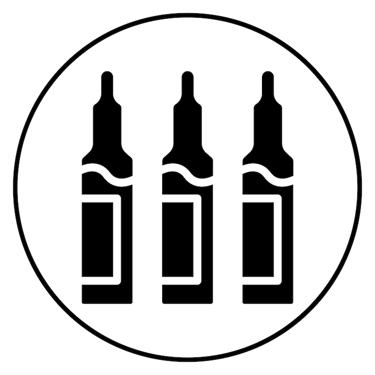 Vector medication vial icon vector image can be used for psychiatric hospitals