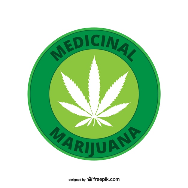 Vector medicinale marihuana