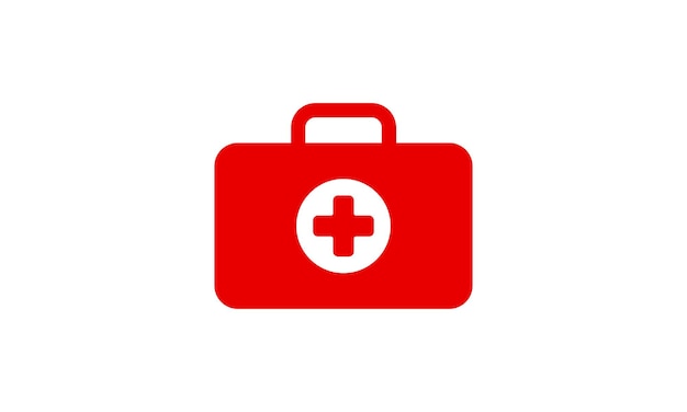 Medicine first aid kit vector icon