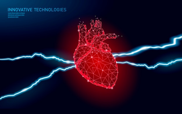 Вектор Предупреждение сердечного приступа медицины. диагностика болезненного заболевания сосудистой системы органов человека. кардиология сердце защищает концепцию. иллюстрация.