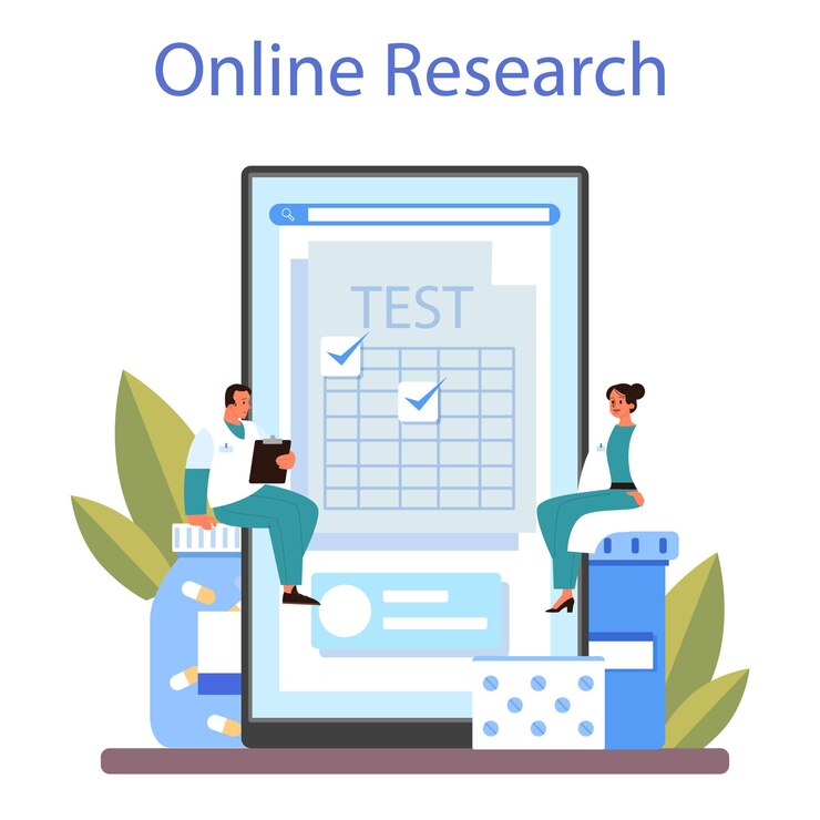 Vector medicine online service or platform