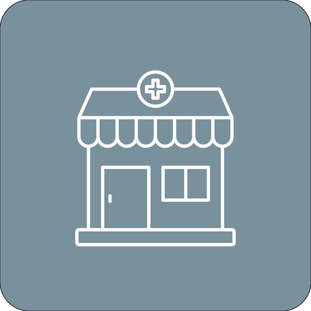 Medicine Store vector icon Can be used for Pharmacy iconset