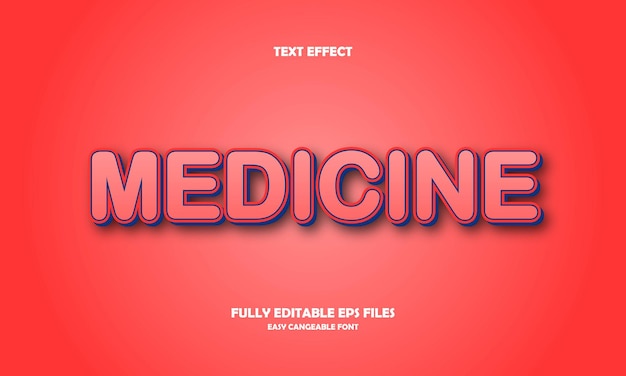 Medicine text effect