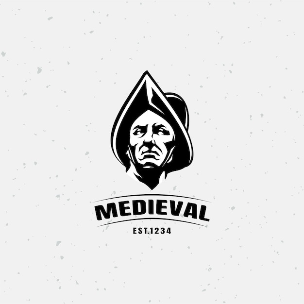 Premio di vettore del logo medievale