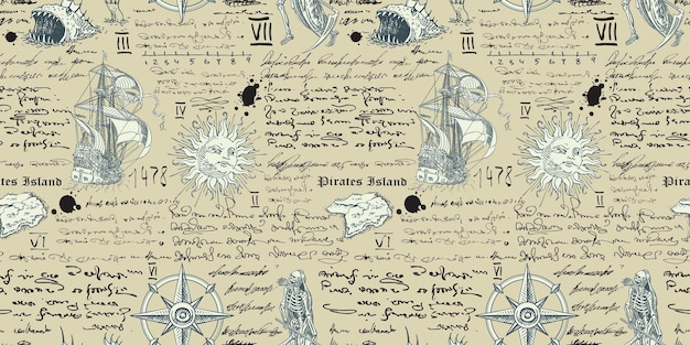 Medieval nautical record of the captain's diary