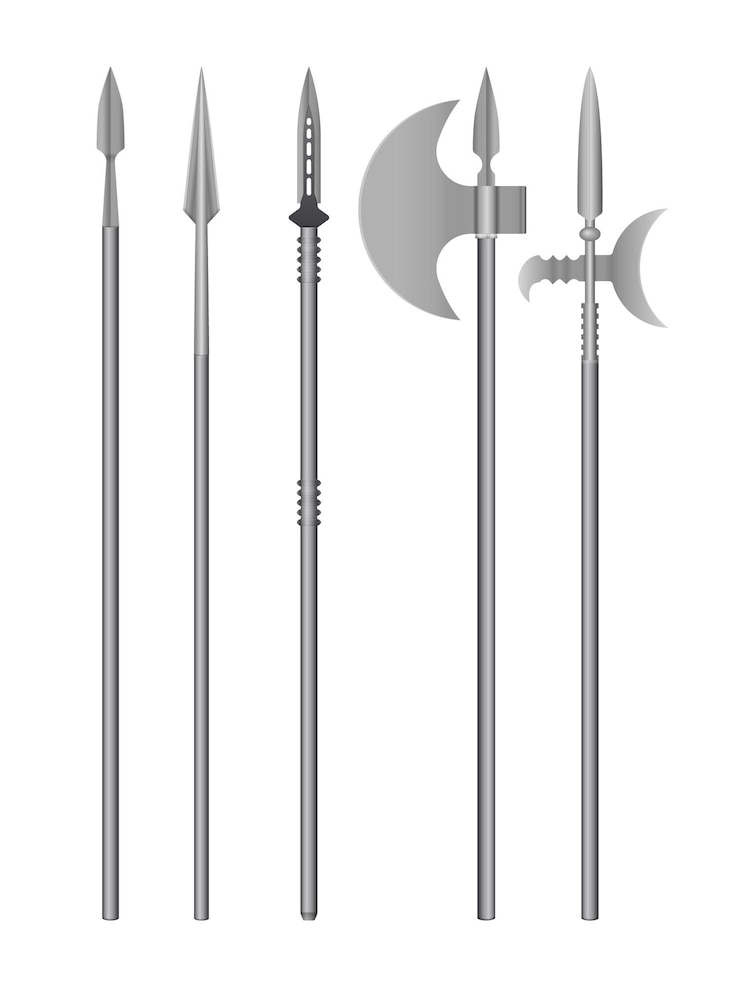 Vector medieval weapons