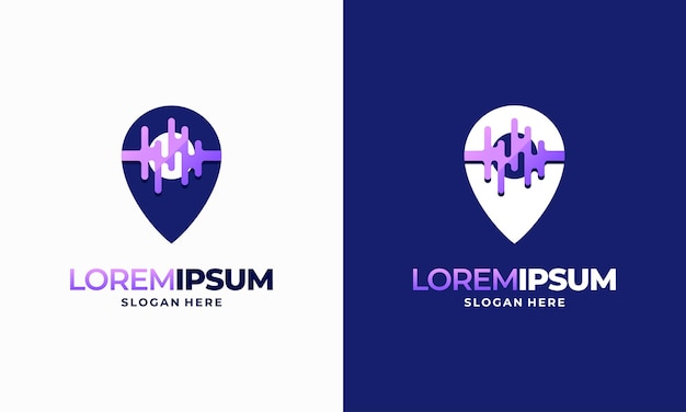 Medisch punt logo ontwerpen concept vectorillustratie, gezondheid punt logo sjabloon pictogram symbool