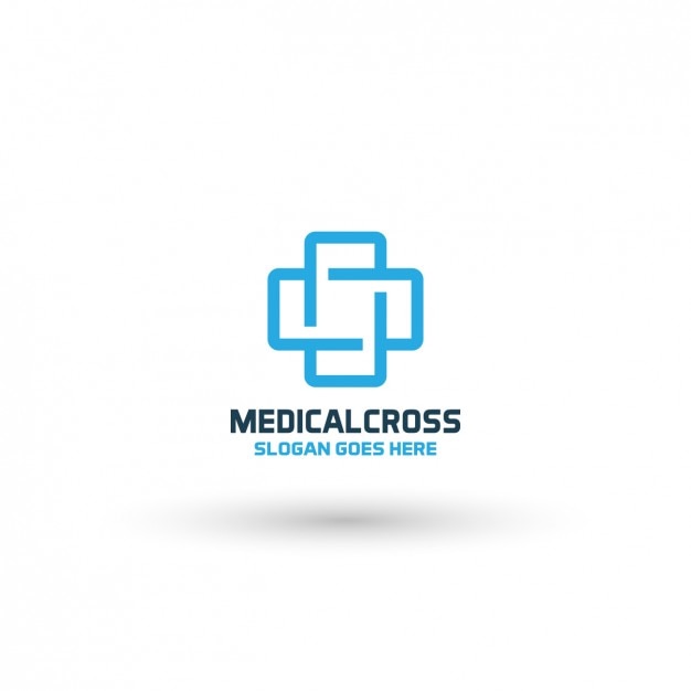 Medische cross template logo