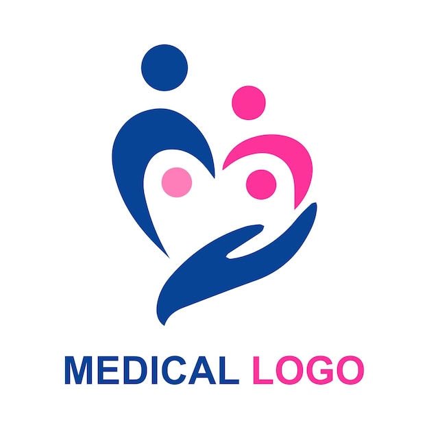 Vector medische kliniek logo vectoren logo ontwerp