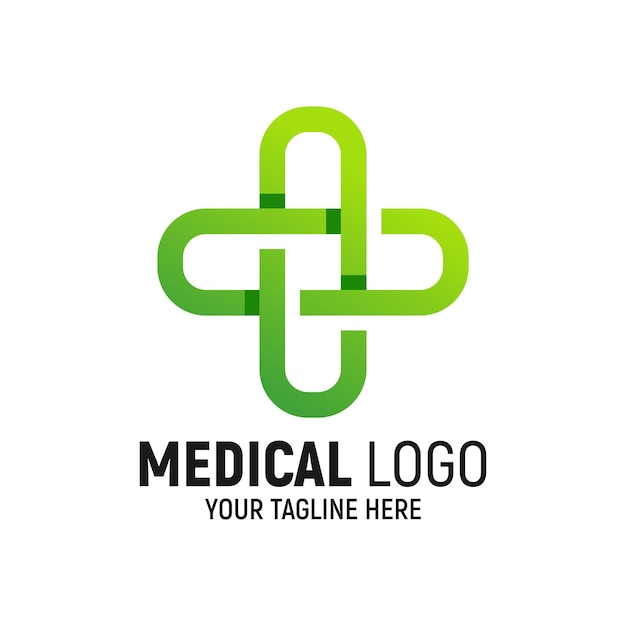 Medische Logo Ontwerpsjabloon Inspiratie Vectorillustratie