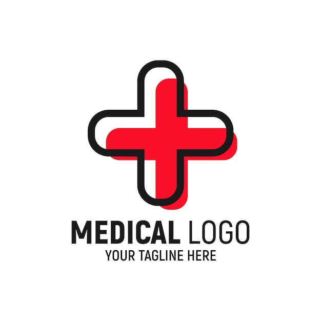 Medische Logo Ontwerpsjabloon Inspiratie Vectorillustratie