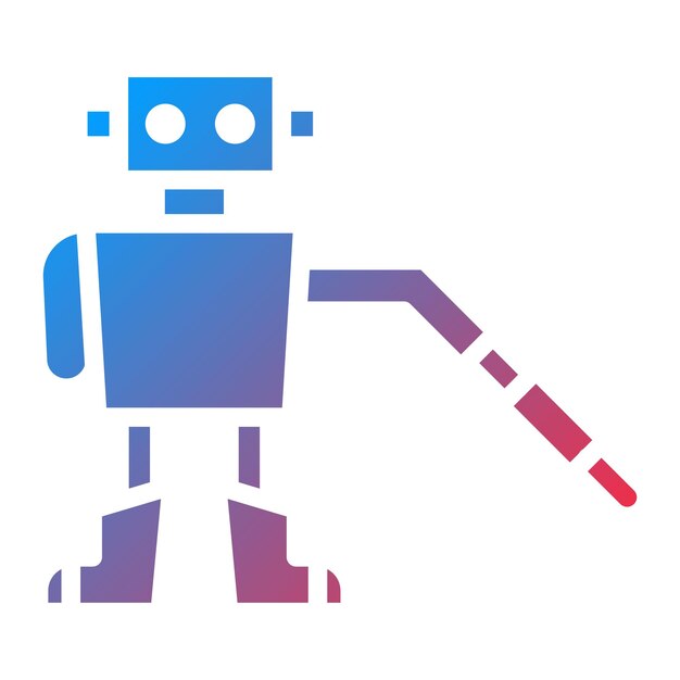 Medische robot icoon vector afbeelding Kan worden gebruikt voor robotica
