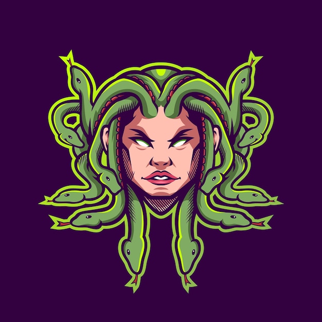 Medusa illustration design