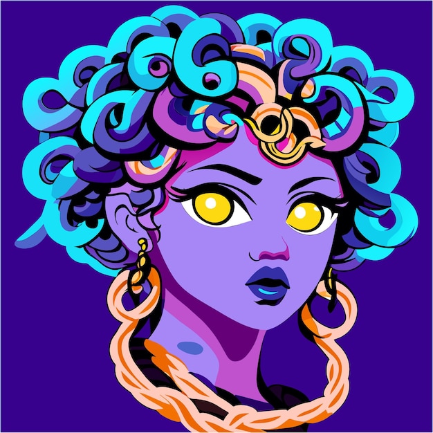 Medusa's psychedelic revival pop art tattoo extravaganza