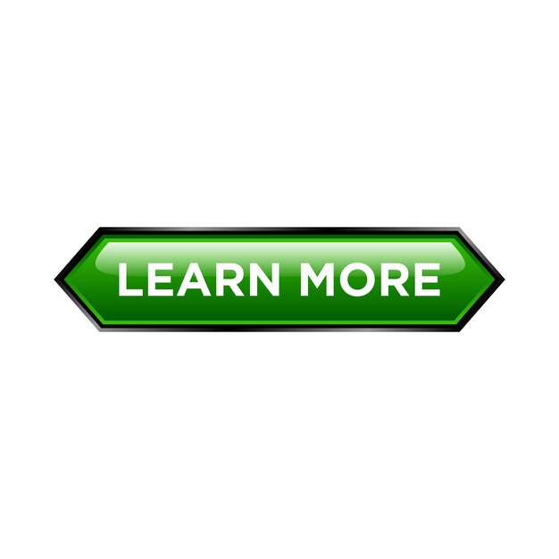 Meer informatie knop website vector sjabloon