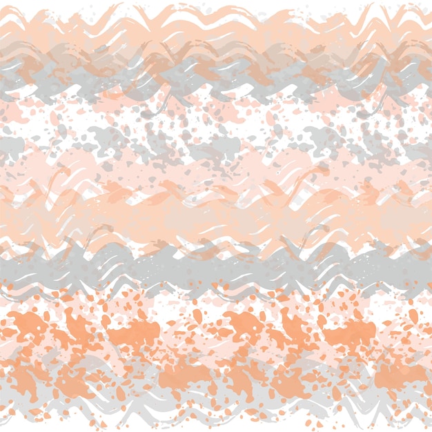 Meerkleurige overlappende golvende vormen vormen een creatief patroon