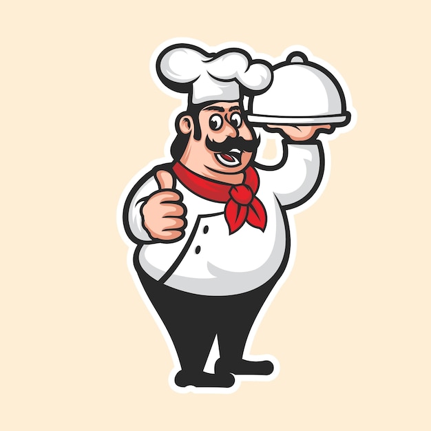 Meester chef-kok logo afbeelding