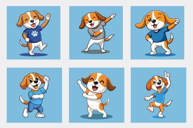Vector meet the dancing dog the internets newest furry sensation