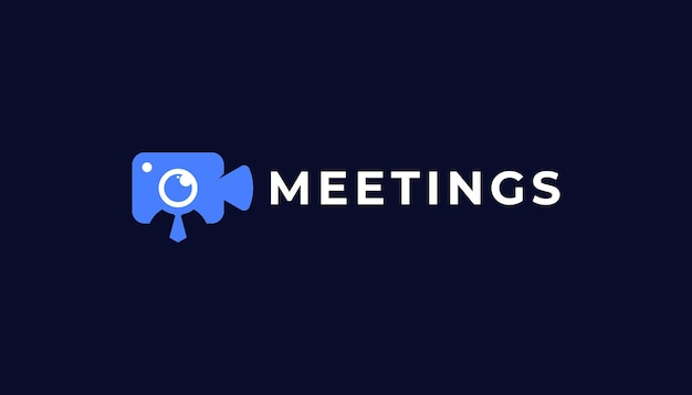 Vettore logo meeting