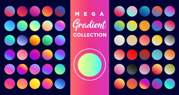 Mega colorful gradient collection