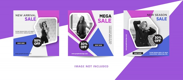 Vector mega sale banner template