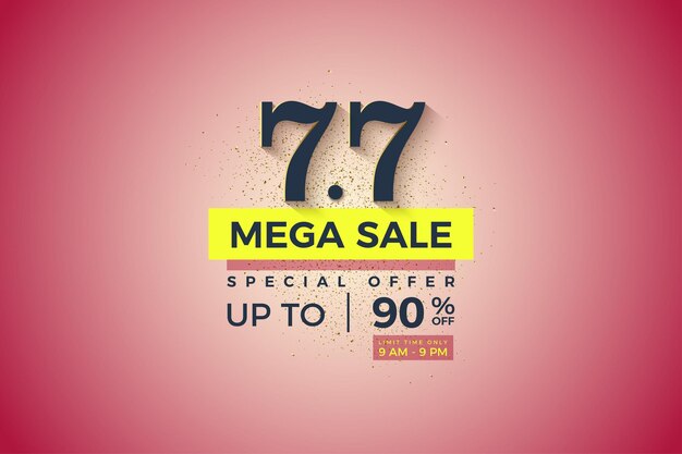 Mega sale bij 7 7 sale met duidelijke kleuren