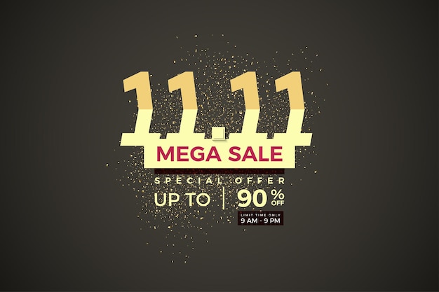 Mega sale and discount with special offer