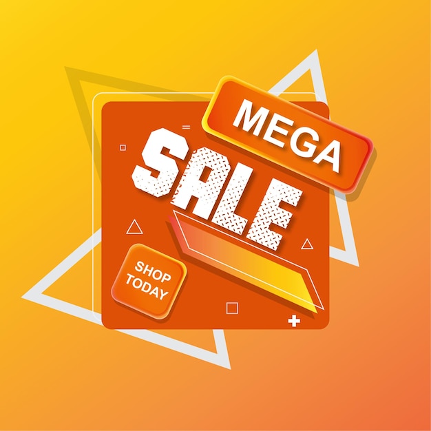 mega sale-sjabloon