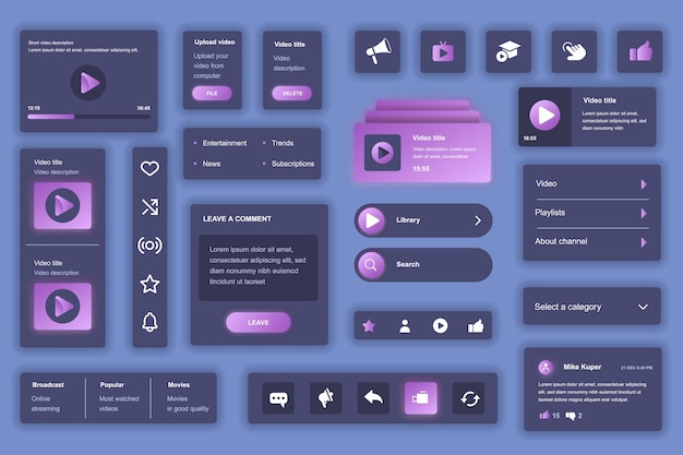 Vector mega set of infographic elements data visualization vector design template can be used for steps options business process workflow diagram flowchart timeline marketing bundle info graphics