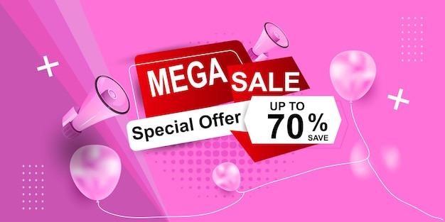 mega super flash sale banner template special offer for big sales banner background