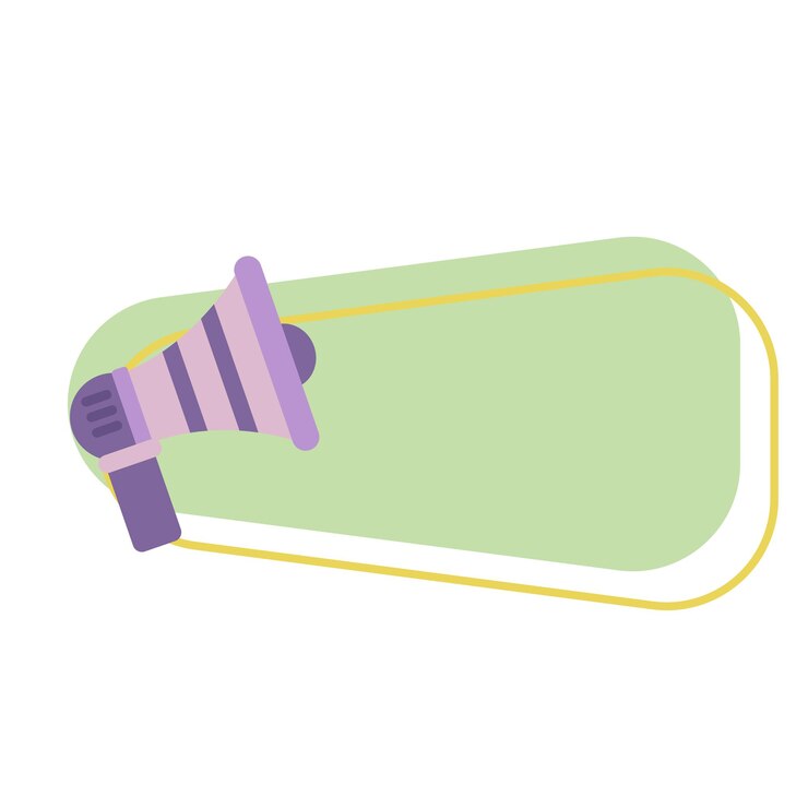 Vector megaphone icon in cartoon style isolated on white background advertising symbol stock vector illust