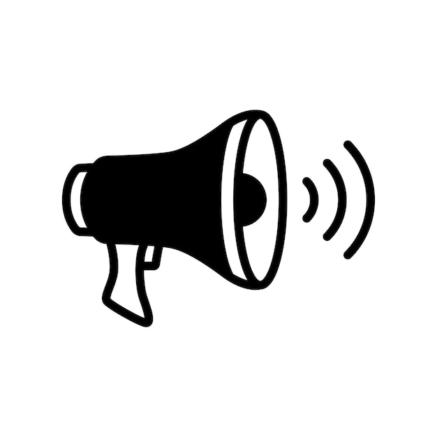 Megaphone icon vector