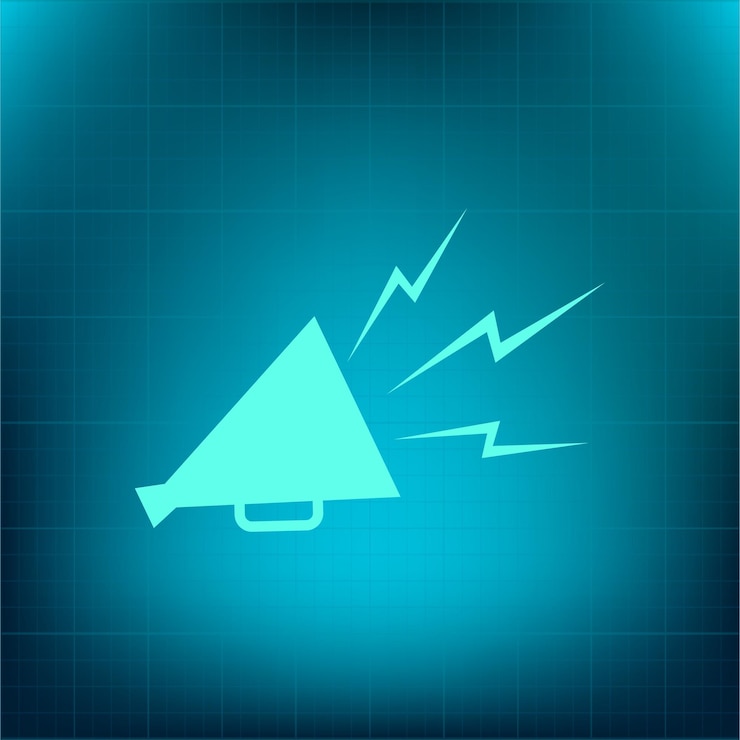 वेक्टर megaphone symbol vector icon