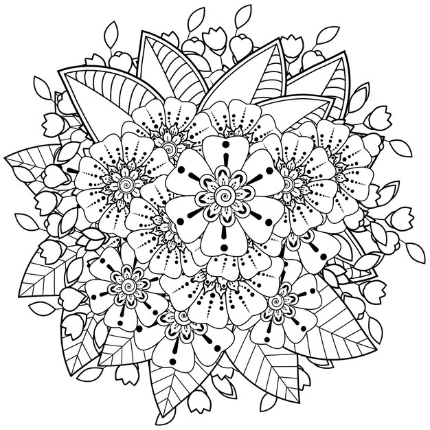 Premium Vector  Abstract coloring book page meditative ornate