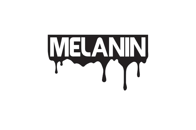 Vector melanin svg