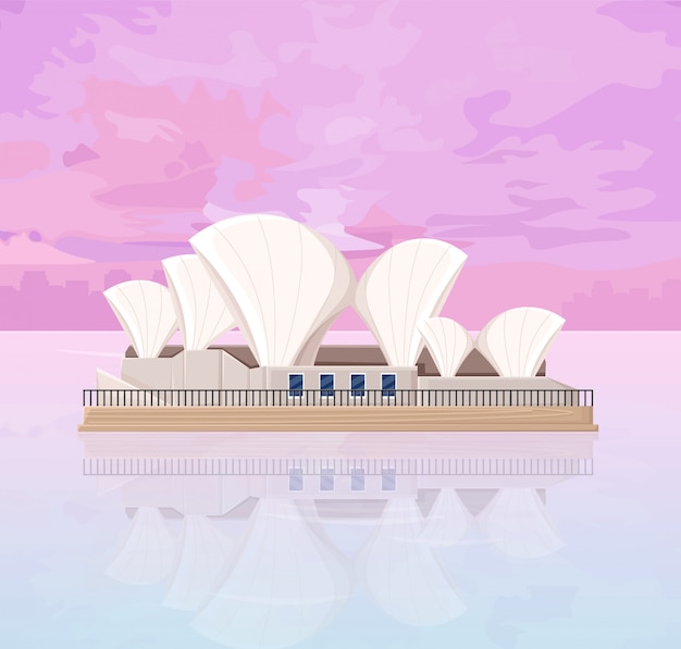 Melbourne opera house in australië