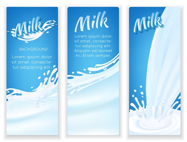 Melkplons banners