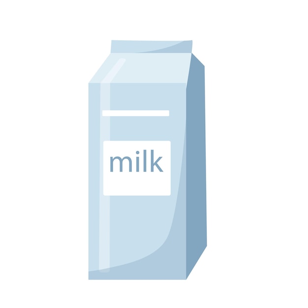 Melkproduct. Cartoon vectorillustratie.