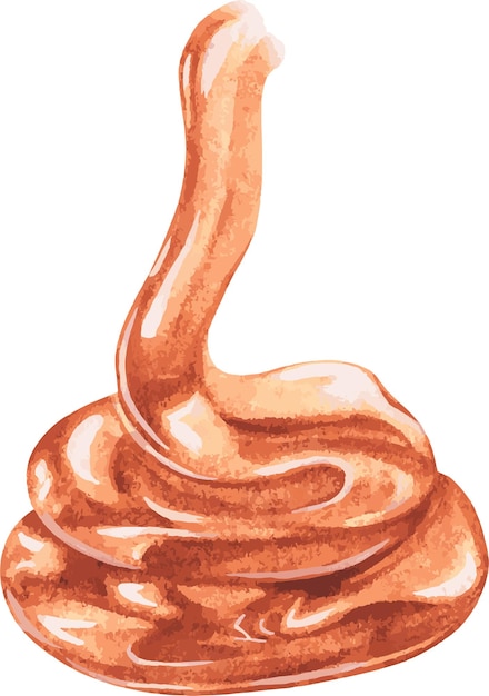 Melted caramel