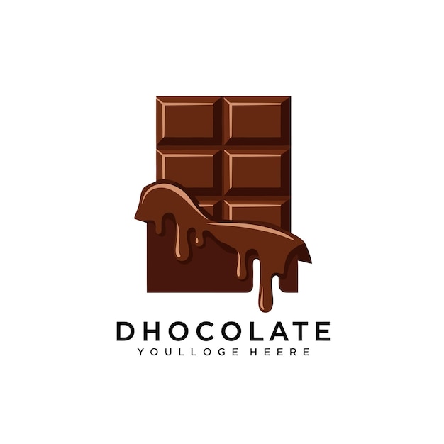 Melting Chocolate Bar Logo