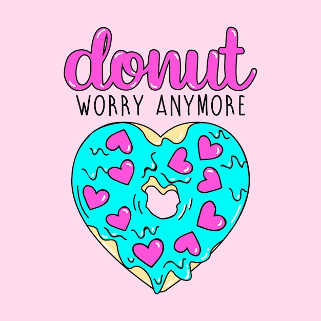 MELTING DONUT WITH SPRINKLES WITH TEXT