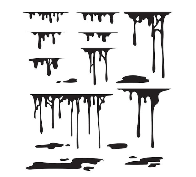 Vector melting hand drawn clipart vector design