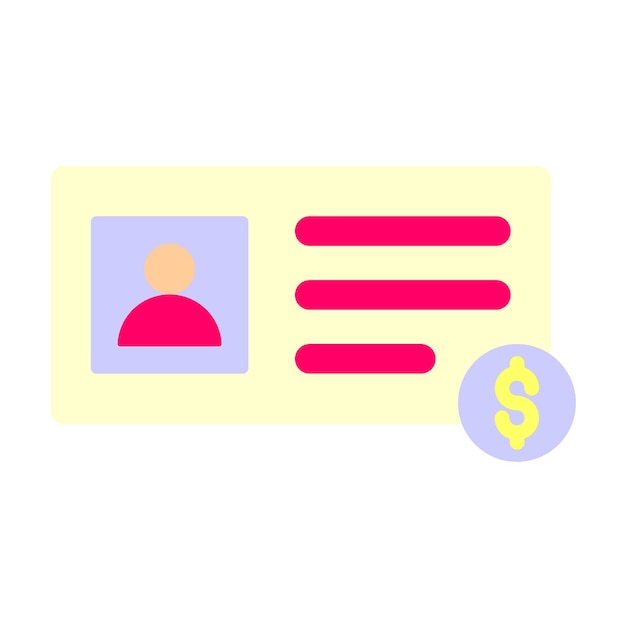 Vector membership prices icon style