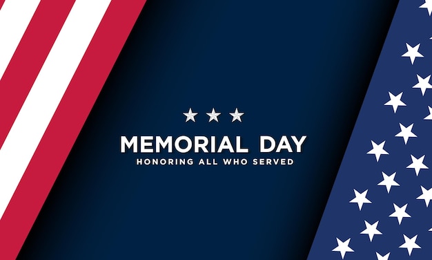 Memorial Day Background Design