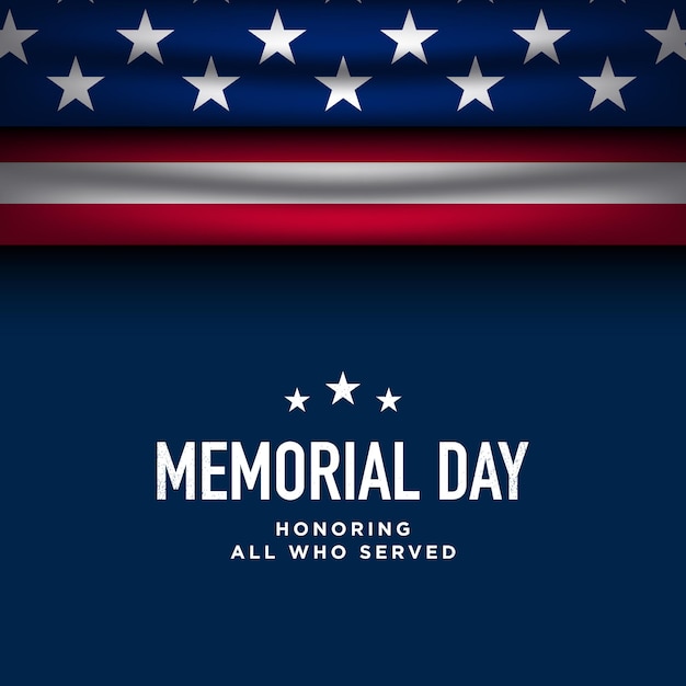 Vector memorial day background design